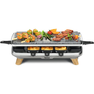 Raclette TEFAL Gourmet Pierre à cuire PR620D12