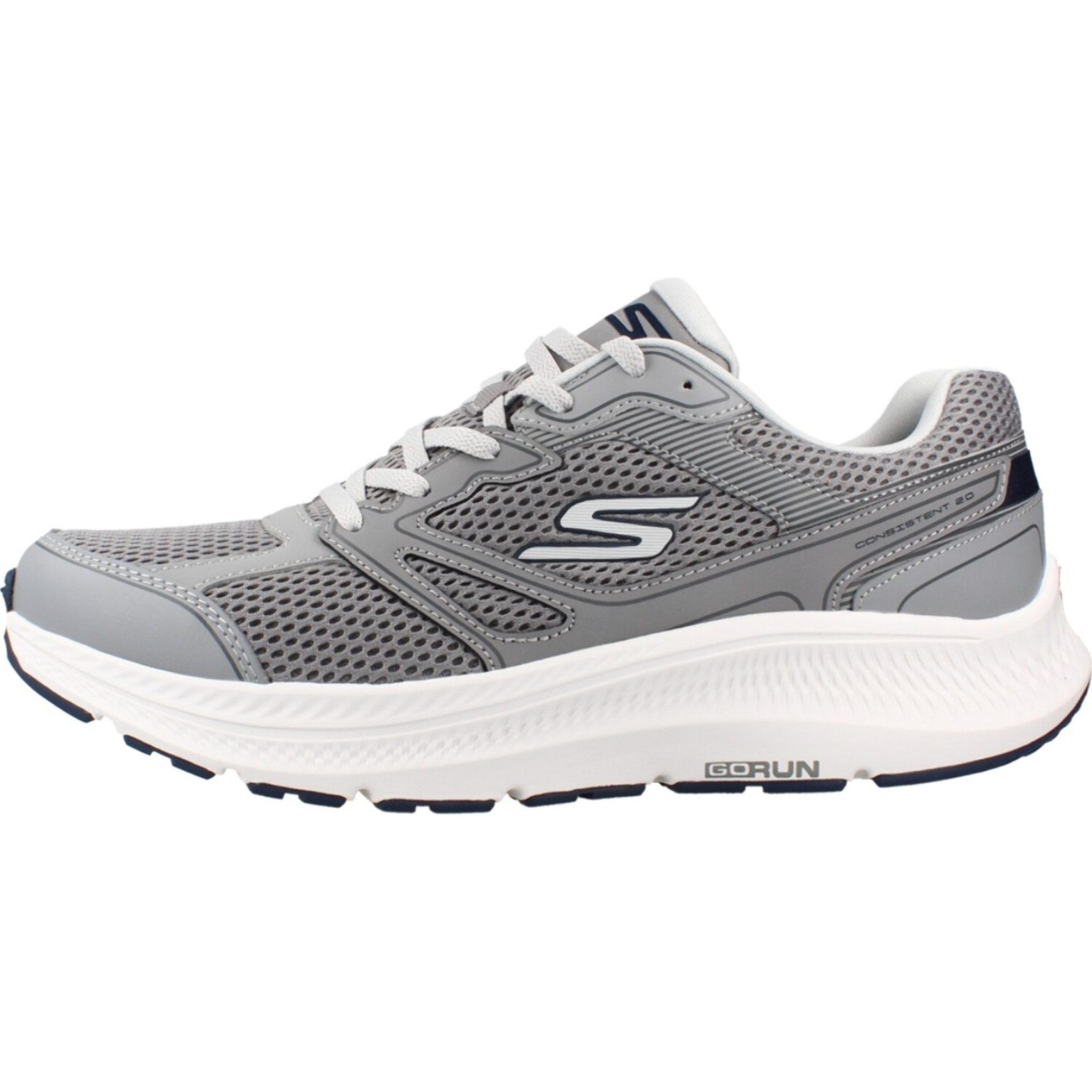 Sneakers De  Hombre Go Run Consistent Gris