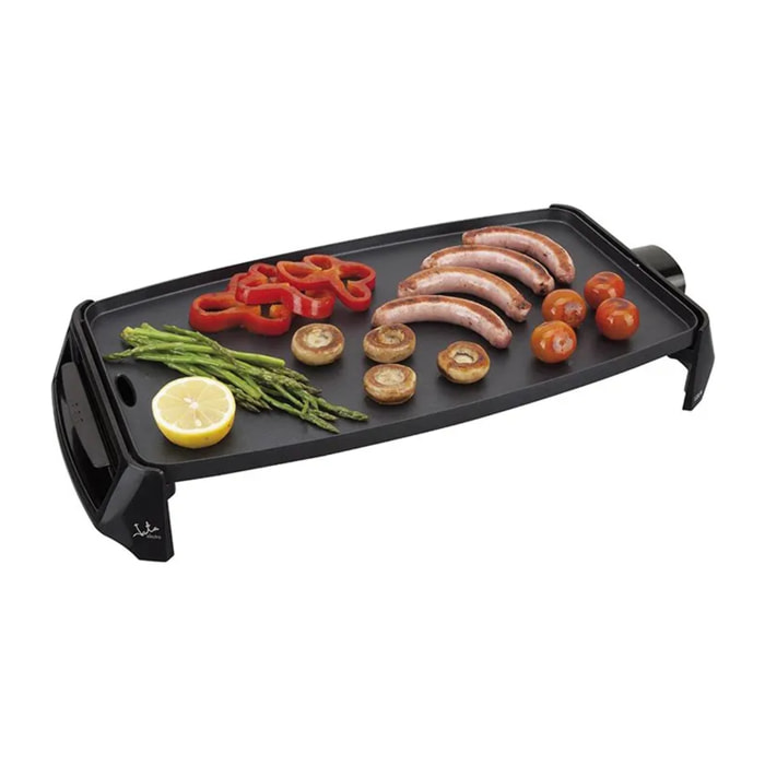 Plancha de cocina eléctrica JATA GR558 de 46 x 28 cm. Antiadherente. Resistencia patentada. Fabricada en España
