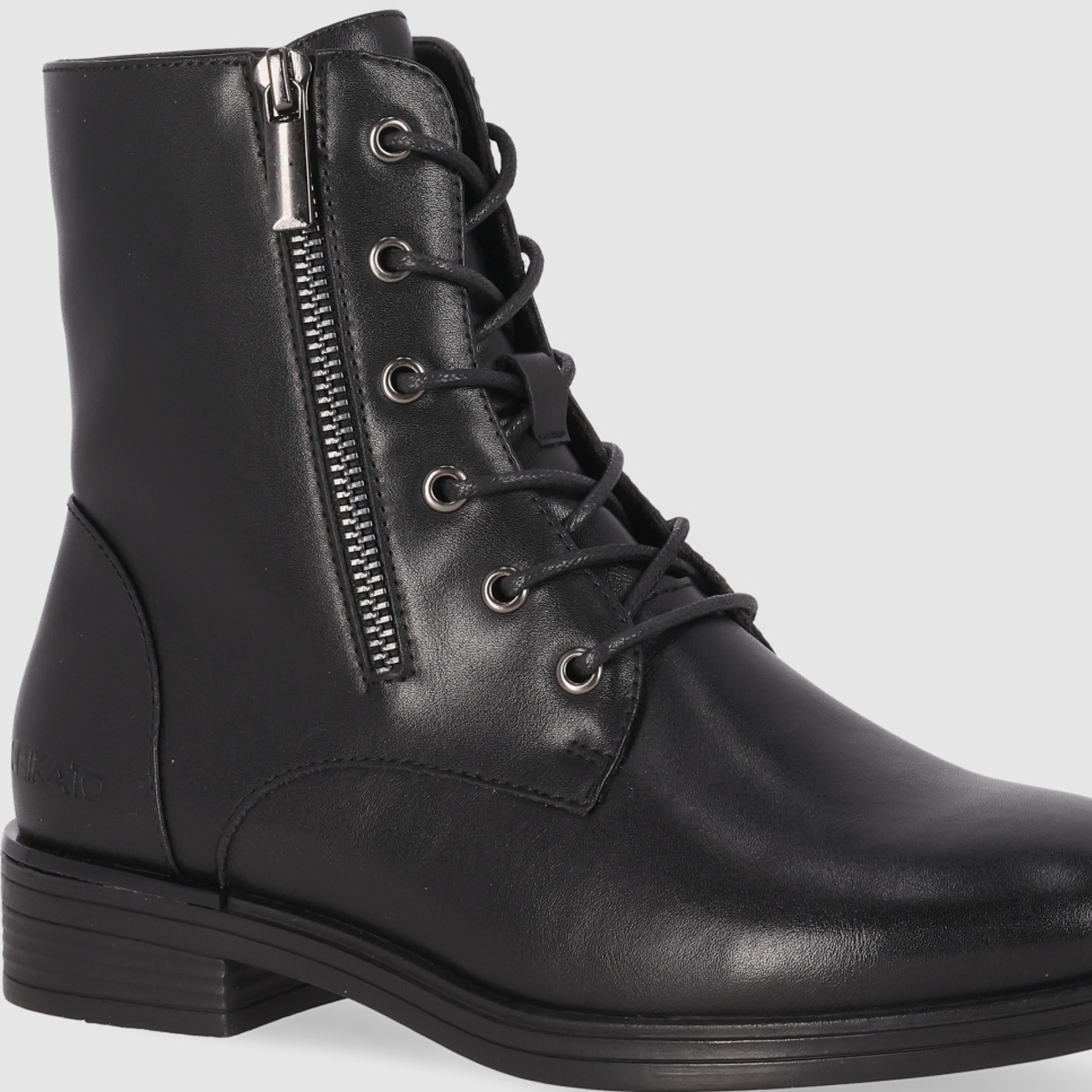 Botines - Negro - Tacón: Bajo
