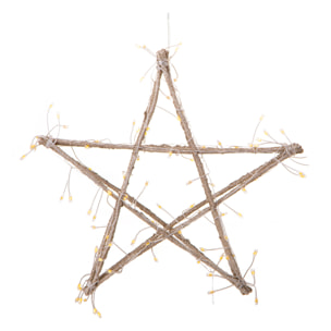 Stella legno - Pezzi 1 - 35xH35x8cm - Bianchi Dino SpA