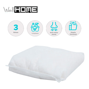 Set de 3 bolsas deshumidificadoras refillbag de 400g - elimina humedad y moho en espacios pequeños