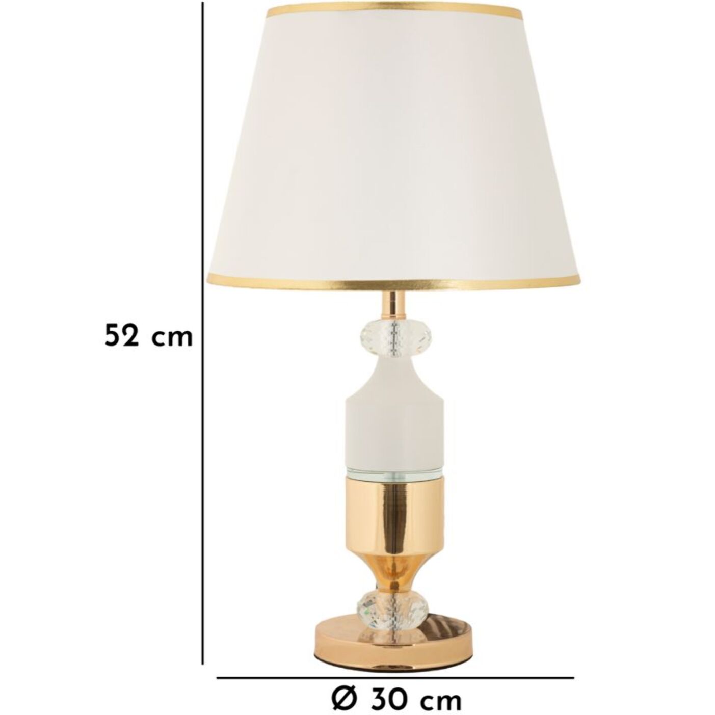 LAMPADA DA TAVOLO GIPSY CM Ø 30X52