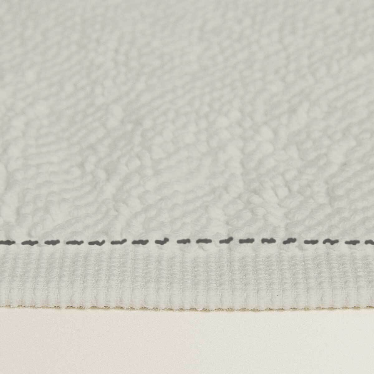Set de 2 alfombras de baño BONE beige 50x70 cm - 100% algodón