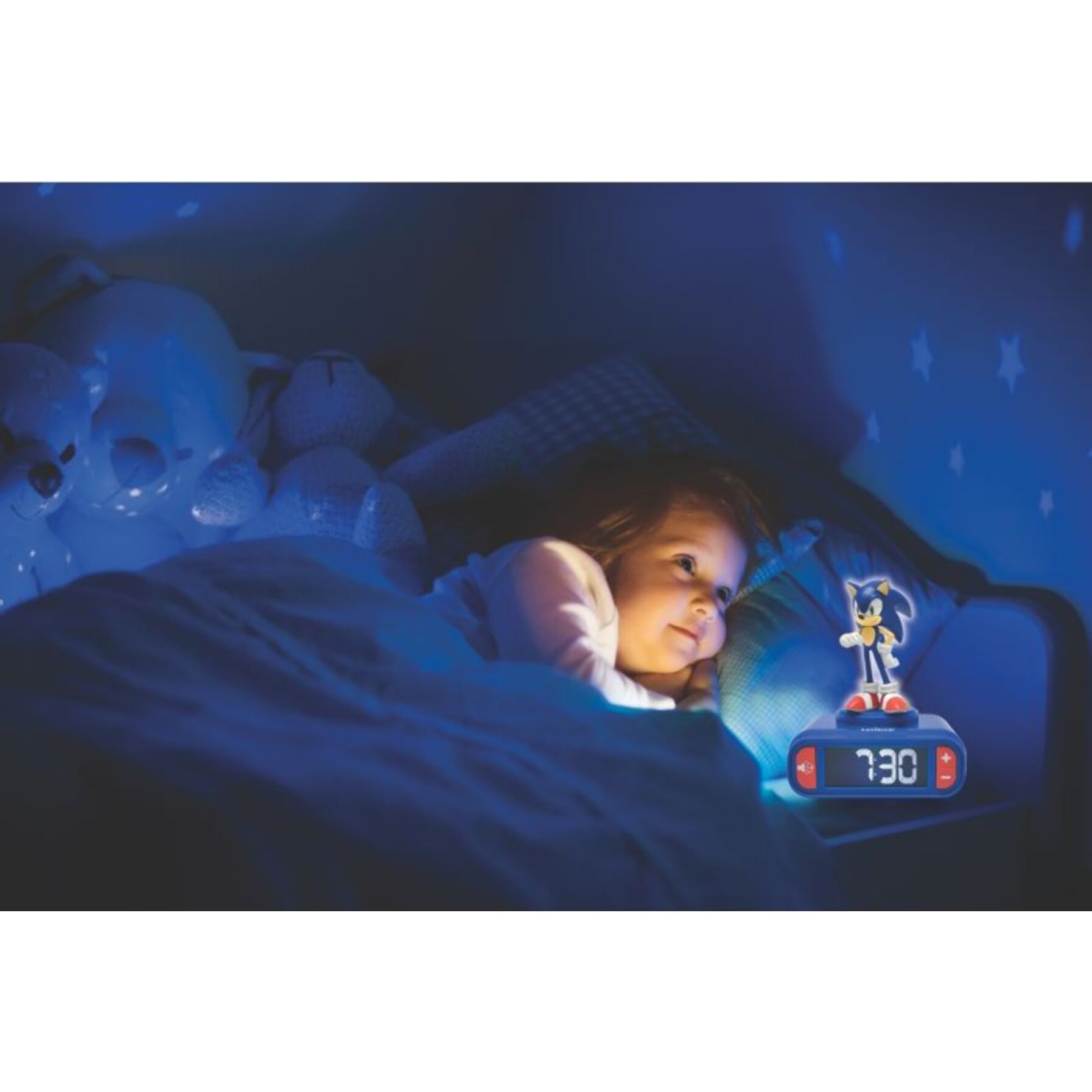 Radio réveil LEXIBOOK lumineuse avec micro Sonic