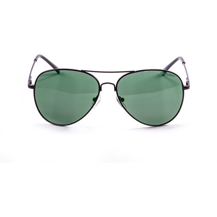 Gafas de sol OCEAN BANILA - Negro mate / Verde
