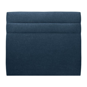 Tete de lit Bandes Horizontales Tissu - Rembourrée A poser