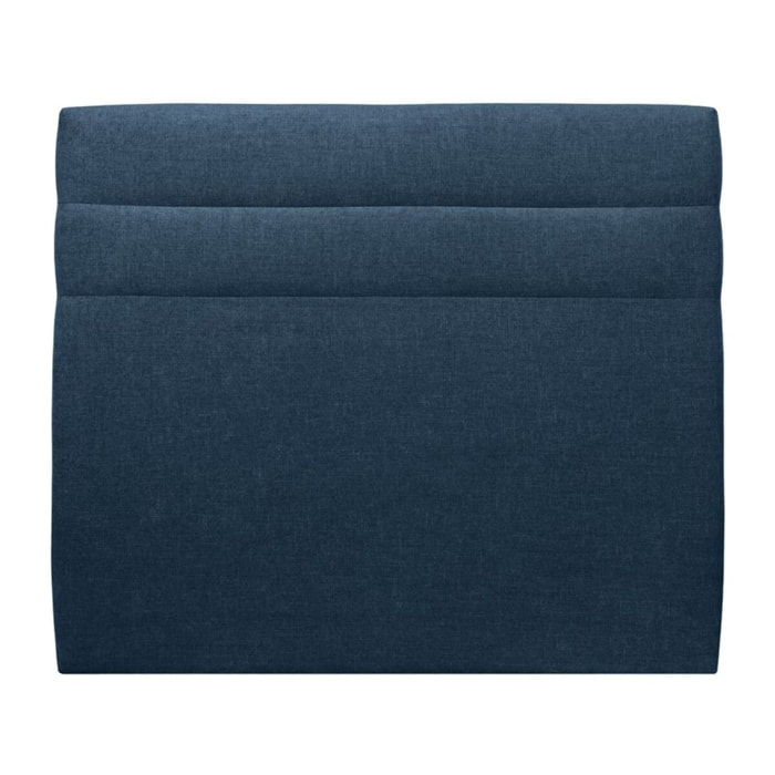 Tete de lit Bandes Horizontales Tissu - Rembourrée A poser