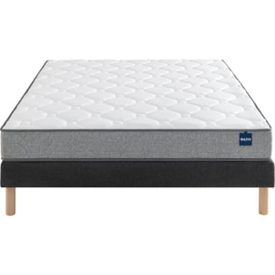 Ensemble EFFICIENT 2 places| Matelas H 19cm avec sommiers ferme|confort ferme