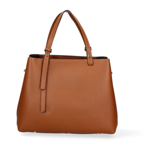 Borsa a mano da donna Made in Italy - Modello Novara Ultra - 100% pelle - 28.0 x 21.0 x 12.0 cm