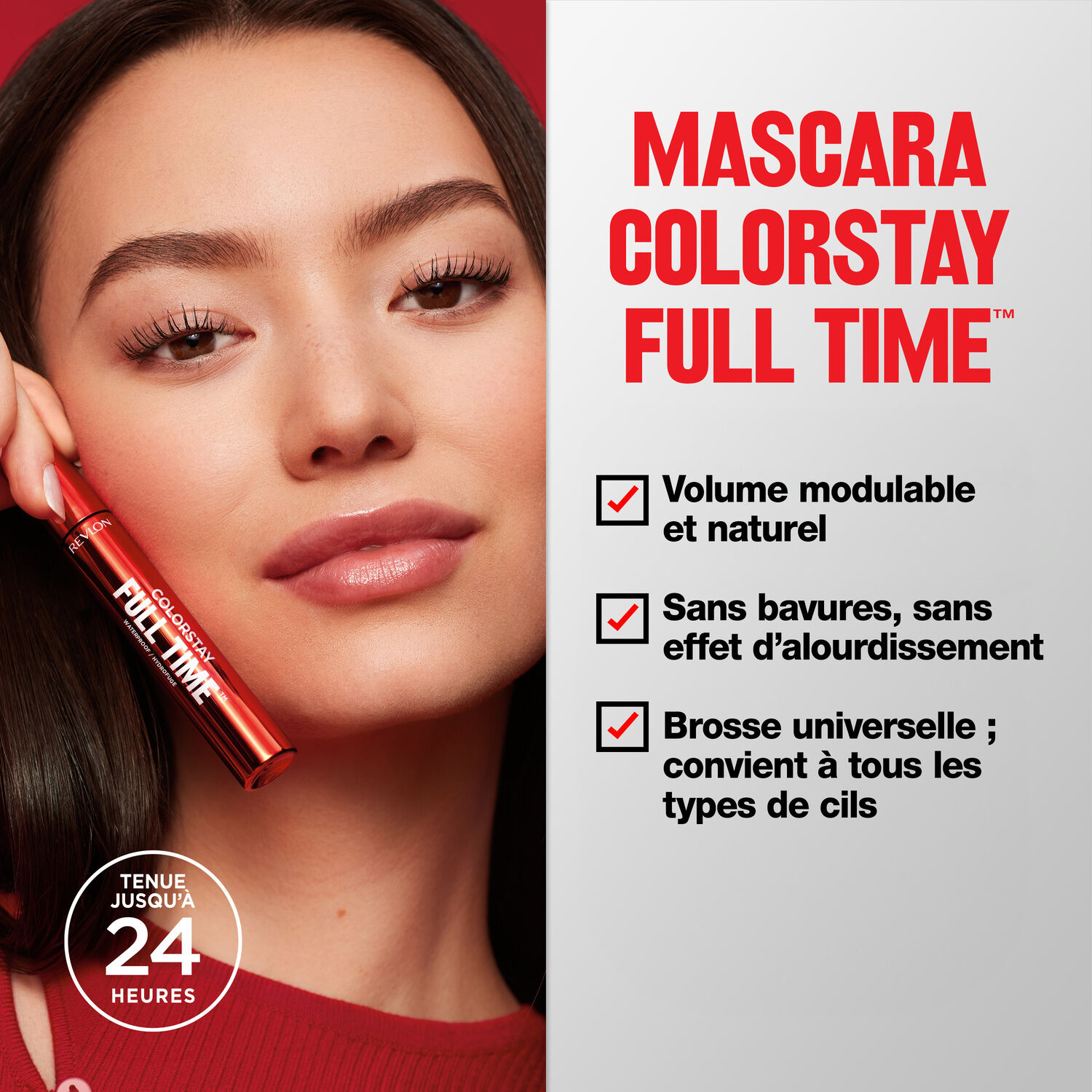 ColorStay Full Time - Mascara Waterproof Volume et Longueur 7,5
