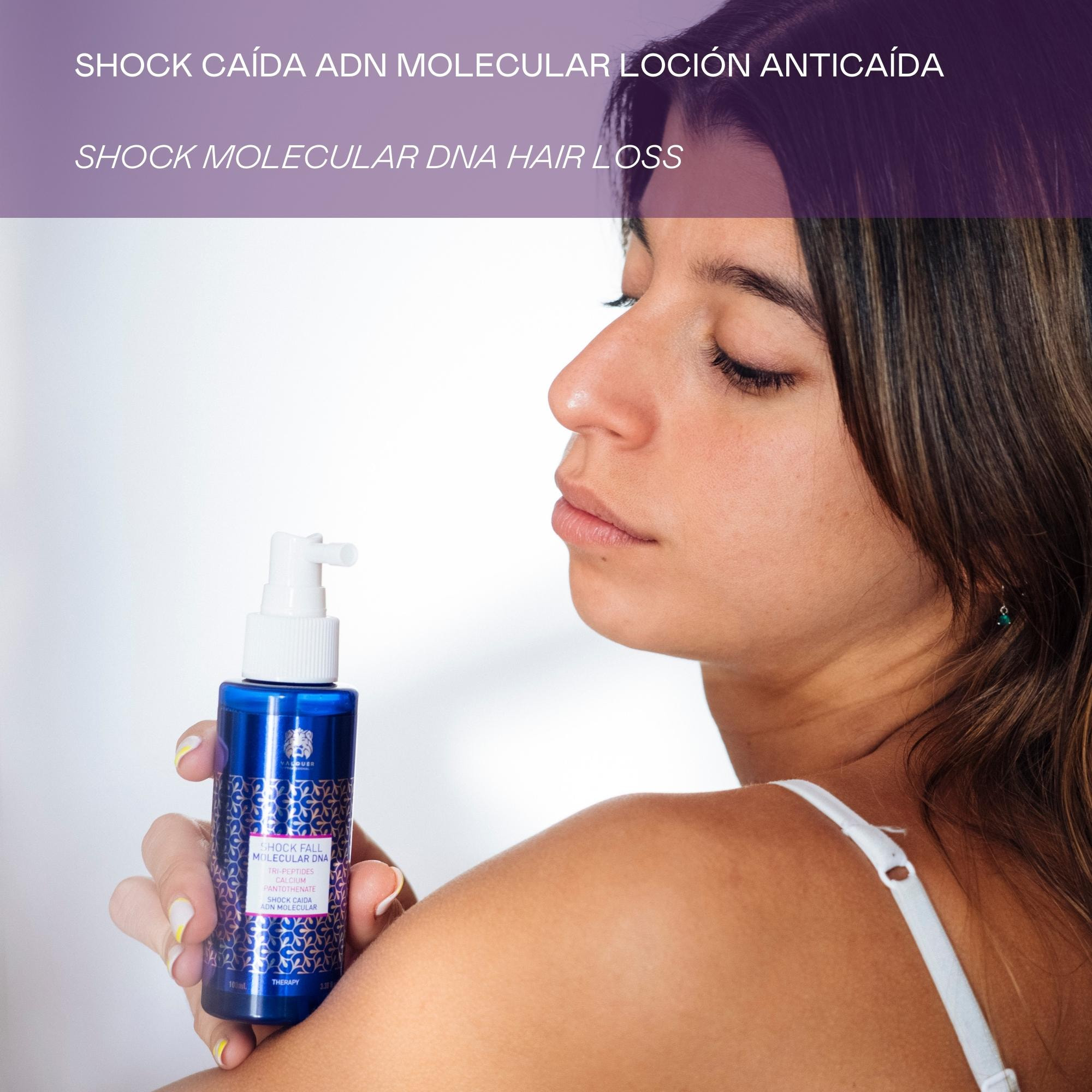 Valquer Shock caída ADN Molecular Loción anticaída cabello- 100 ml