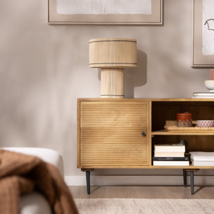 Meuble tv Boreal -bois massif de manguier-couleur bahamas naturelles 150 x 61 x 40 cm