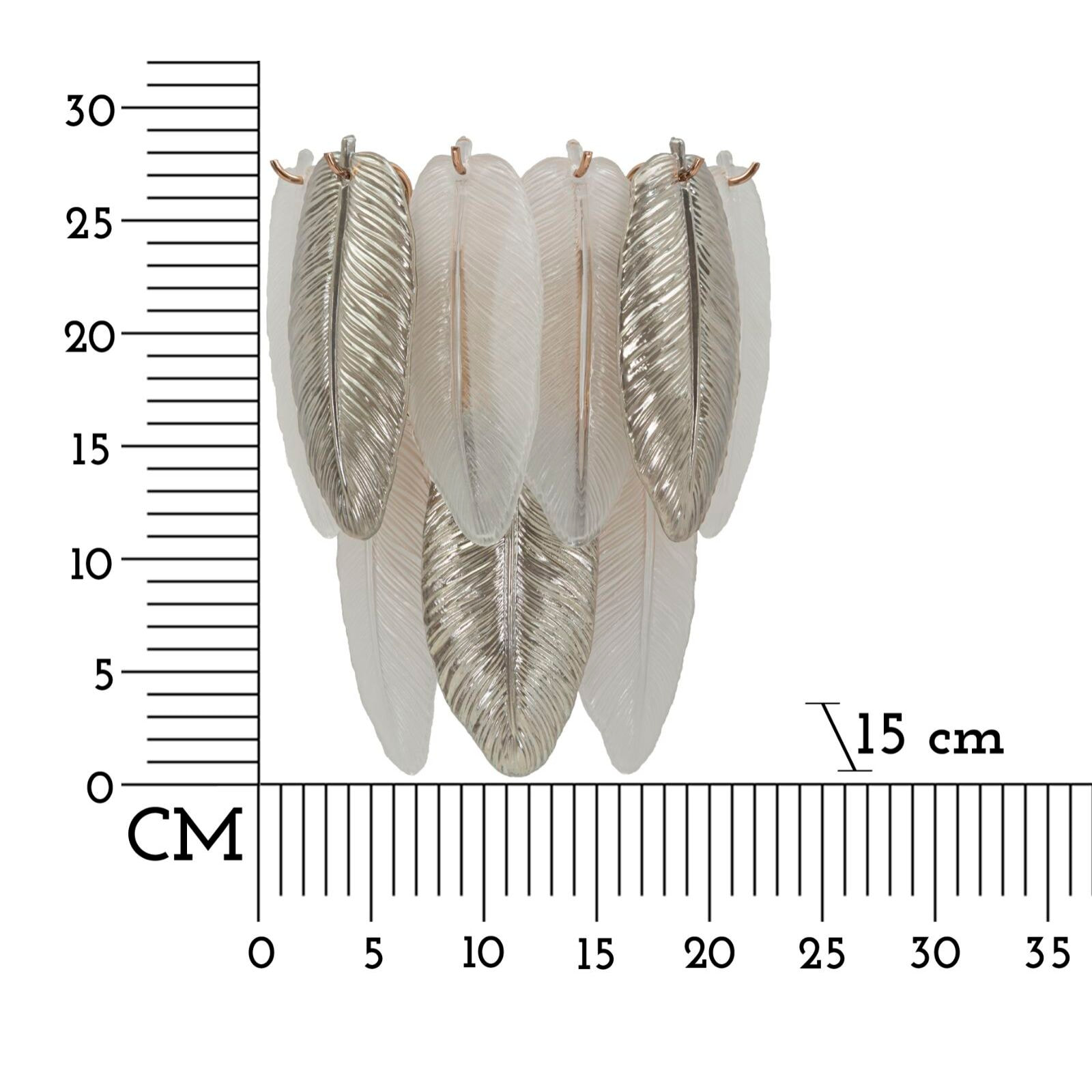 LAMPADA DA MURO LEAFY CM 24X15X29