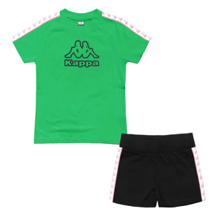 Completo Corto Ragazza KAPPA 8 / 16 Anni Cotone