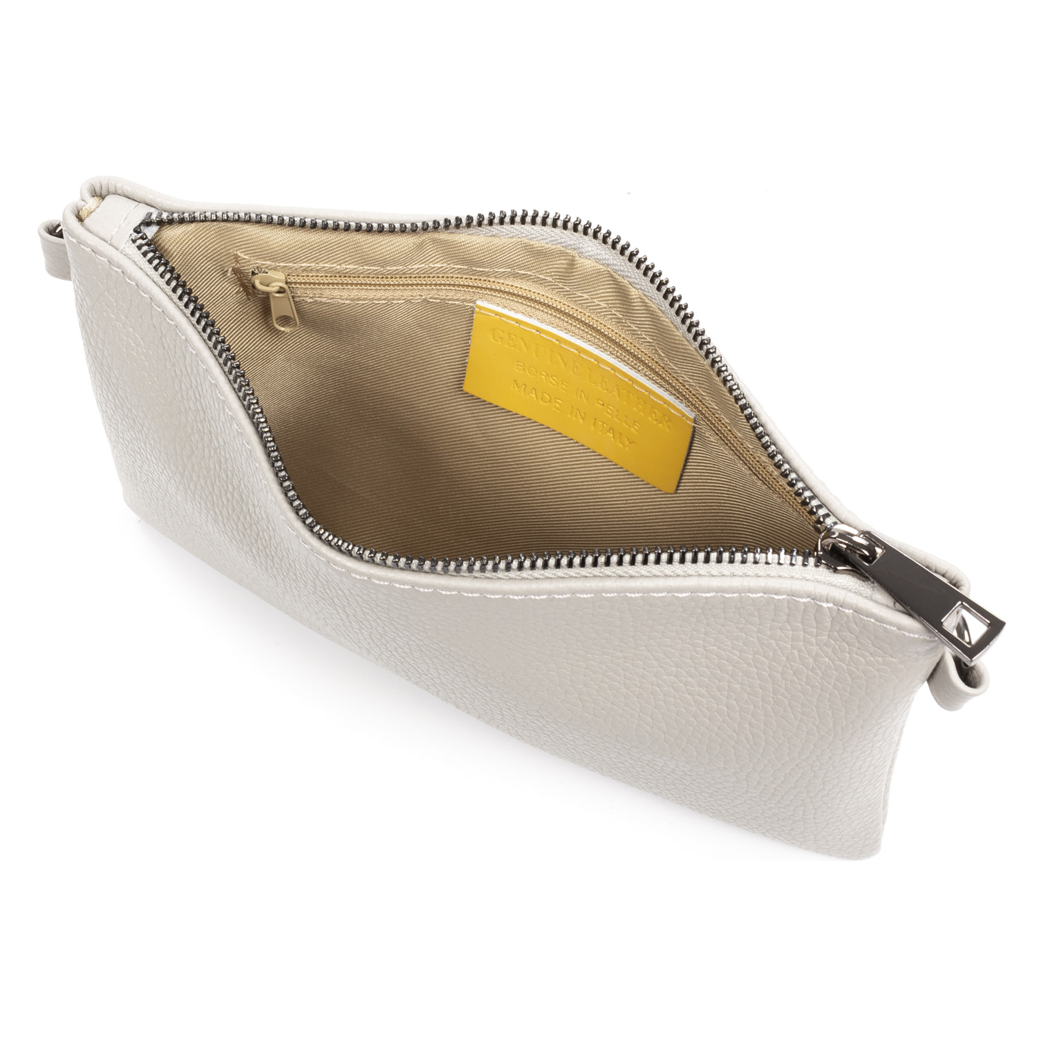 Albenga Bolso bandolera de mujer de piel auténtica acabado dollaro