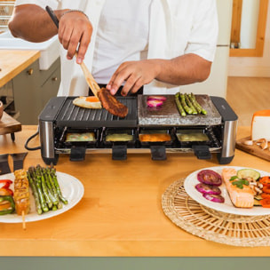 Cecotec Raclette Cheese&Grill 16000 Inox Mixgrill