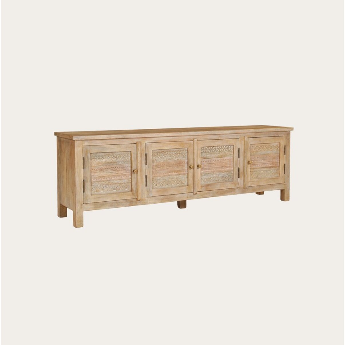 Zilara -bois massif de manguier-couleur natural 180 x 60 x 40 cm