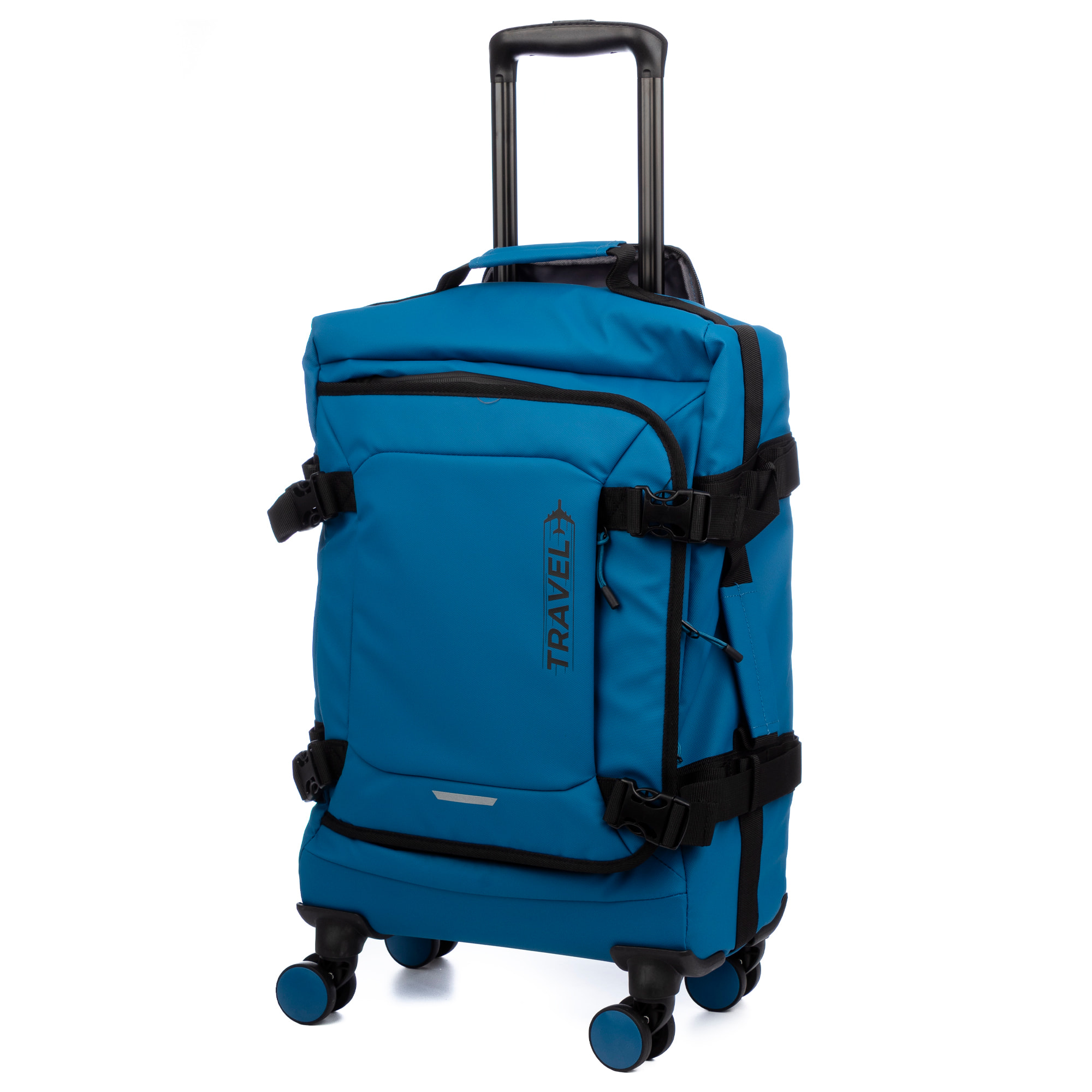 Juego de 3 maletas flexibles de tejido repelente al agua, reflectantes y de alta durabilidad.