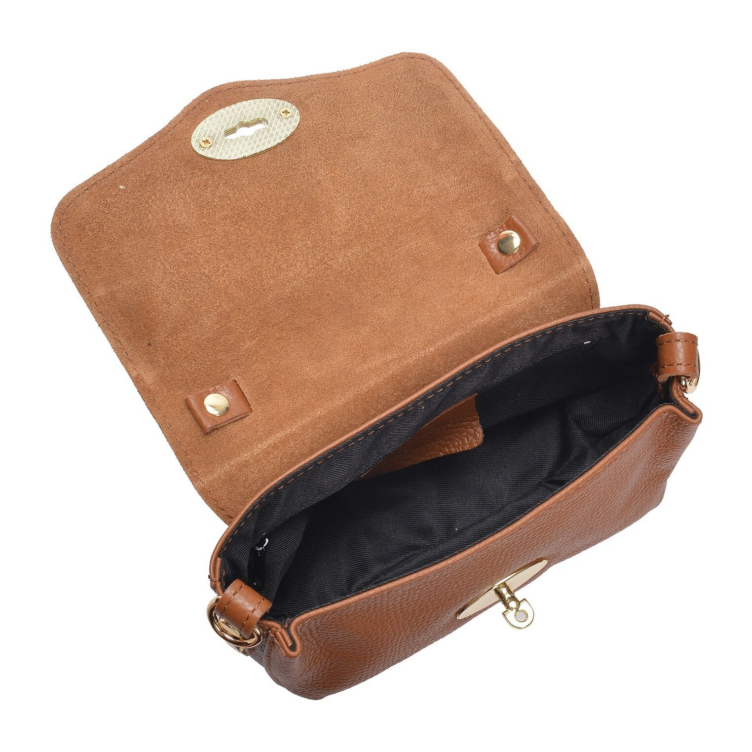 Borsa a mano Anna Luchini Cammello