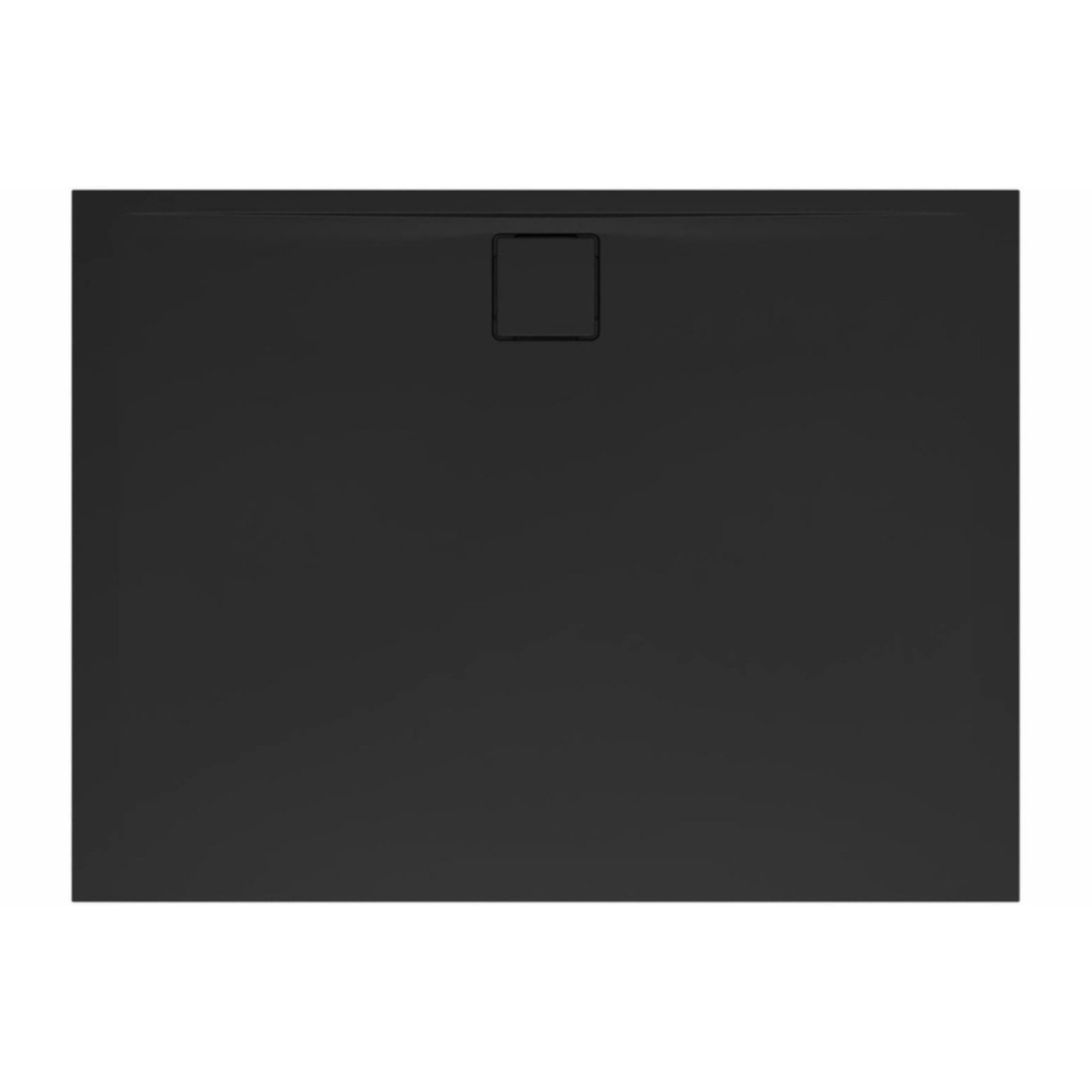 Vision Receveur de douche 120x90cm + Siphon Eslim90. Marbre coulé, noir (SATSVVI12090C-S)
