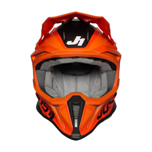 CASCO OFFROAD  J18 PULSAR ORANGE-WHITE-BLACK - Gloss JUST1