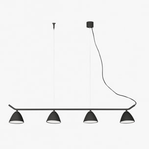 FLASH 4L Lampe suspension noire