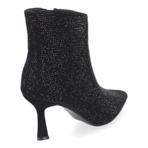 Botines de Tacón para Mujer, Comodas y Elegantes con Brillos