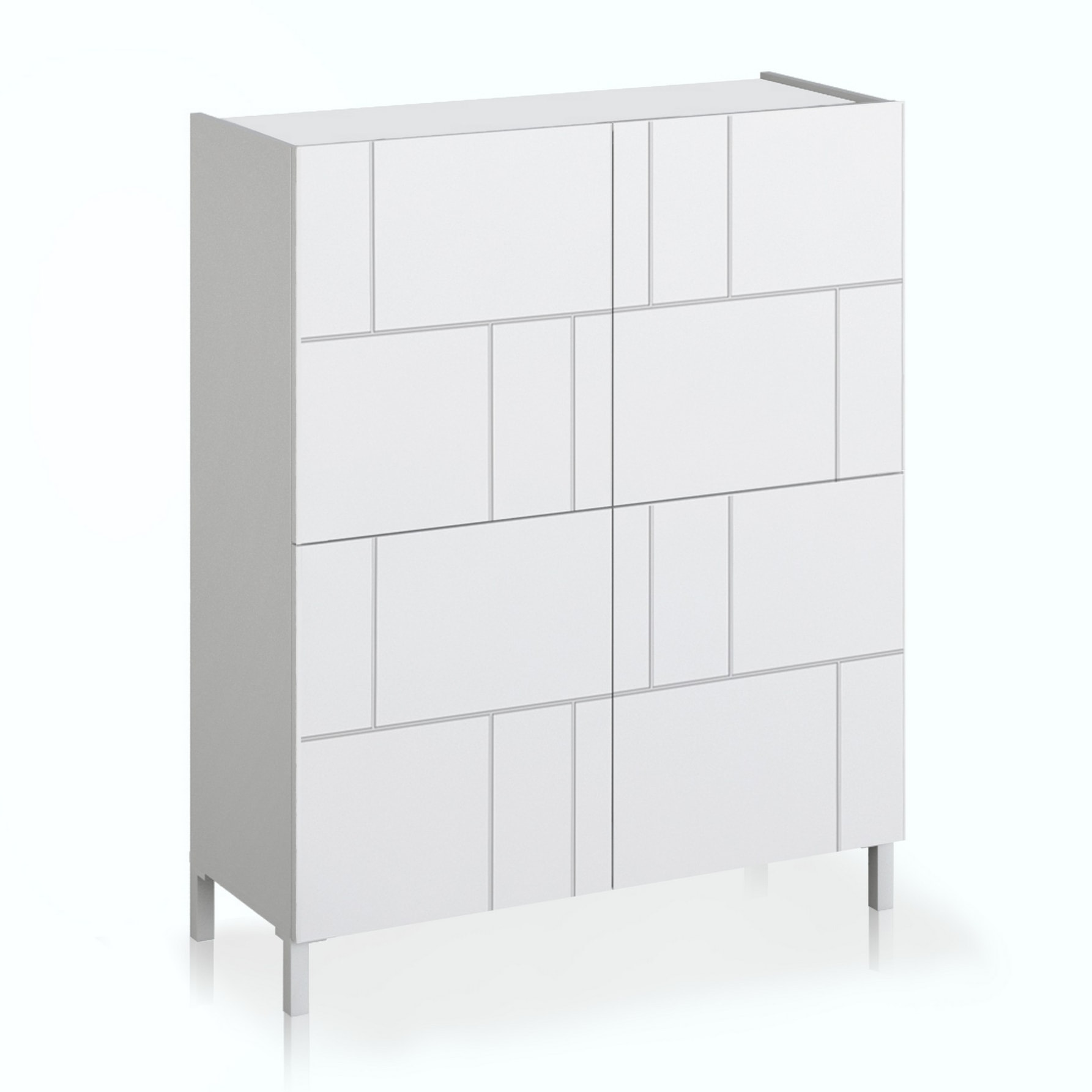 Tomasucci armoire haute EDDY RANDOM Blanc