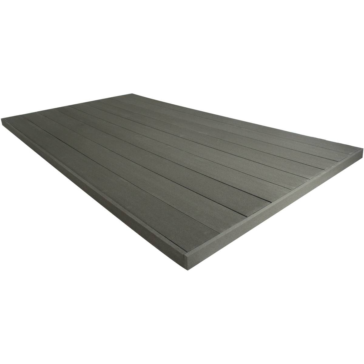 Pack 5m² - Lames de terrasse composite pleines - Gris foncé