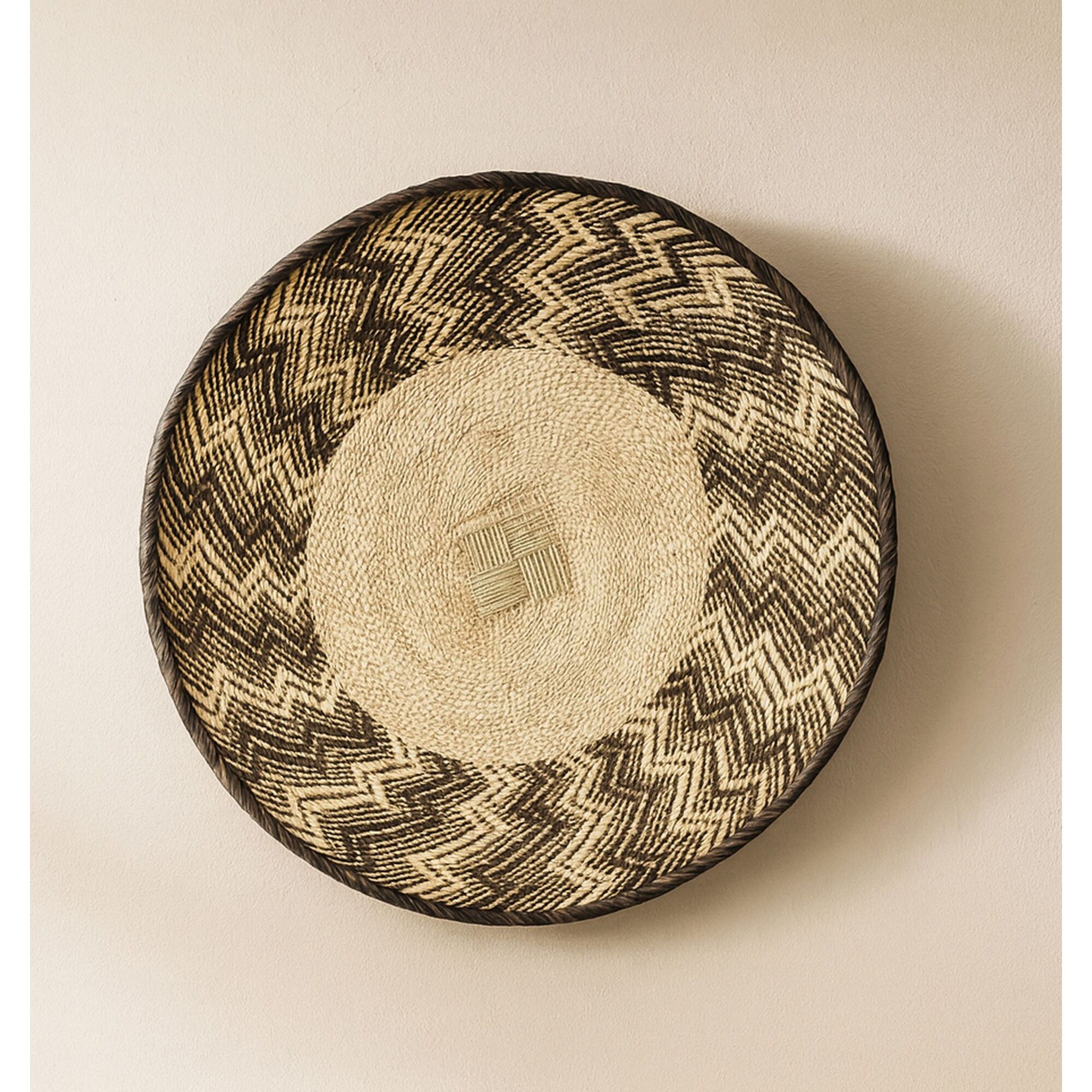 Panier mural tressé à la main au Zimbabwé 55-65cm LIMPO