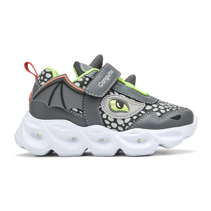 Zapatillas De Luces De Niño Con Dragón