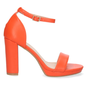 Sandalia de Tacon Ankle Strap con Hebilla