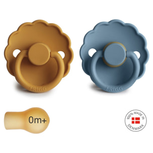 Frigg Pack 2 Chupetes Block Latex Daisy