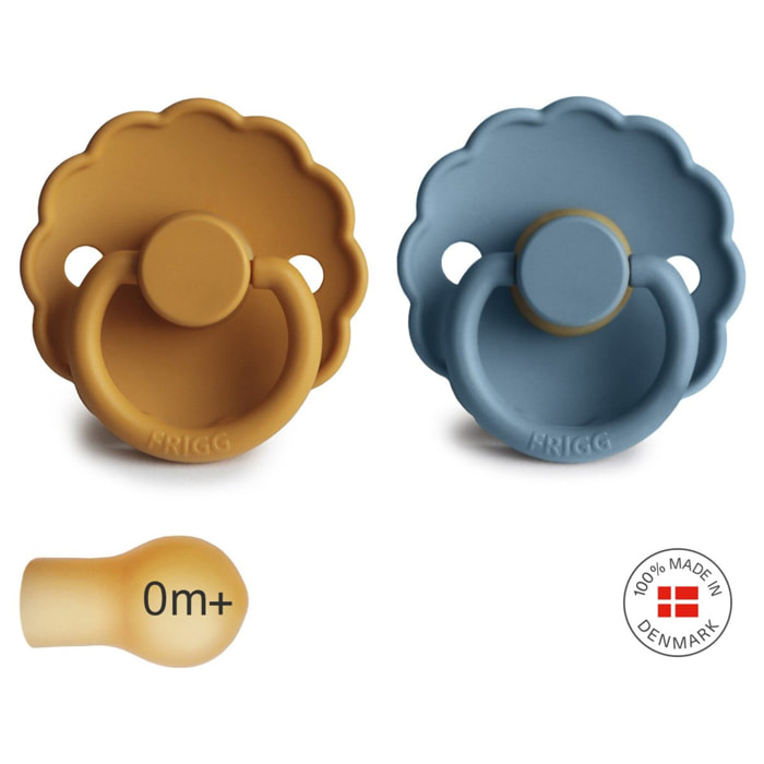 Frigg Pack 2 Chupetes Block Latex Daisy