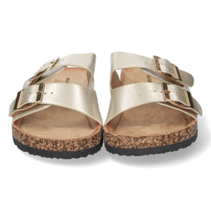 Sandalia de Plana Bio con Hebillas Buonarotti