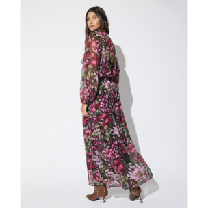 Abito in georgette stampato