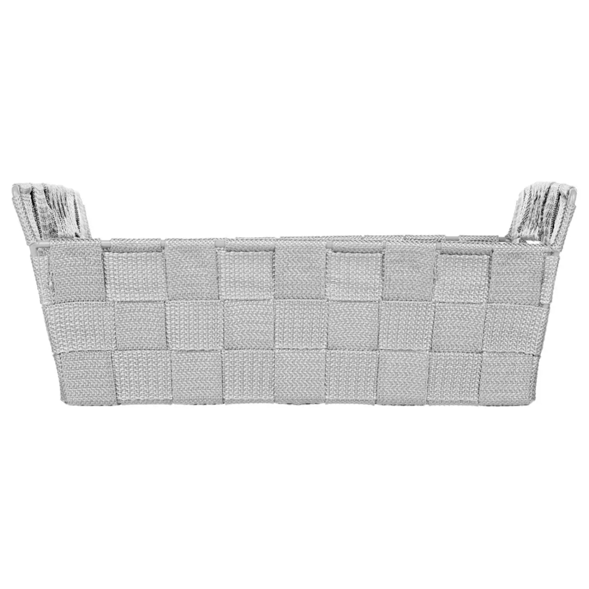 Panier de rangement bisauté Gris Lise