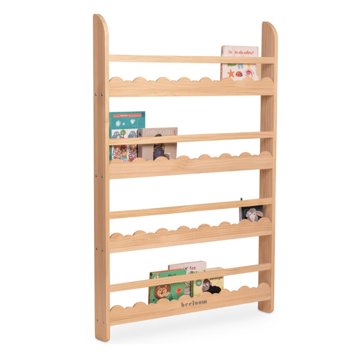 Estantería de madera STORY STAND Montessori para cuentos y libros infantiles