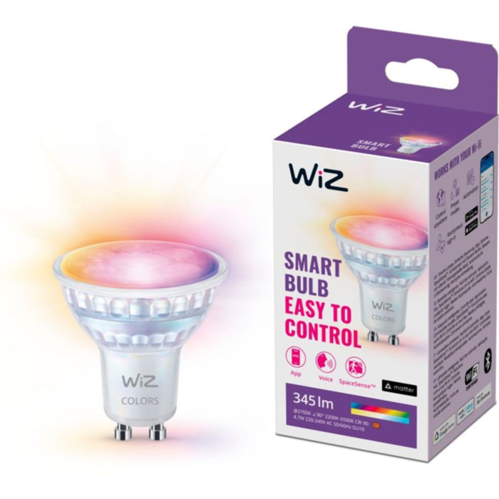 Ampoule LED connectée WIZ GU10 Couleur 50W
