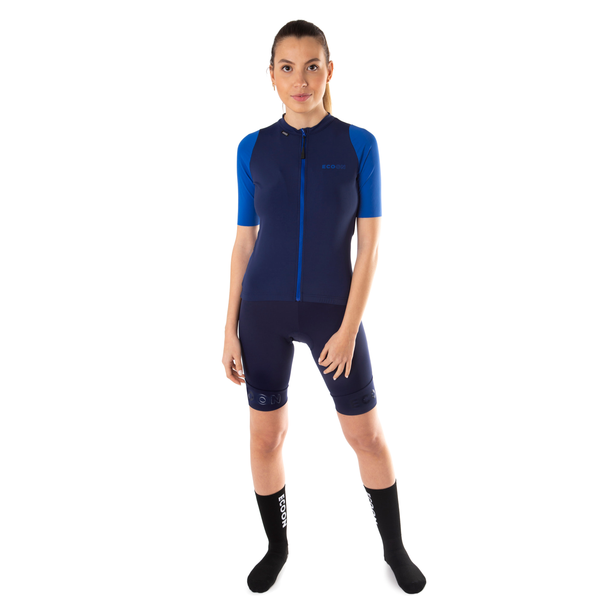 Maillot de manga corta ECOON modelo Annemasse en color Azul