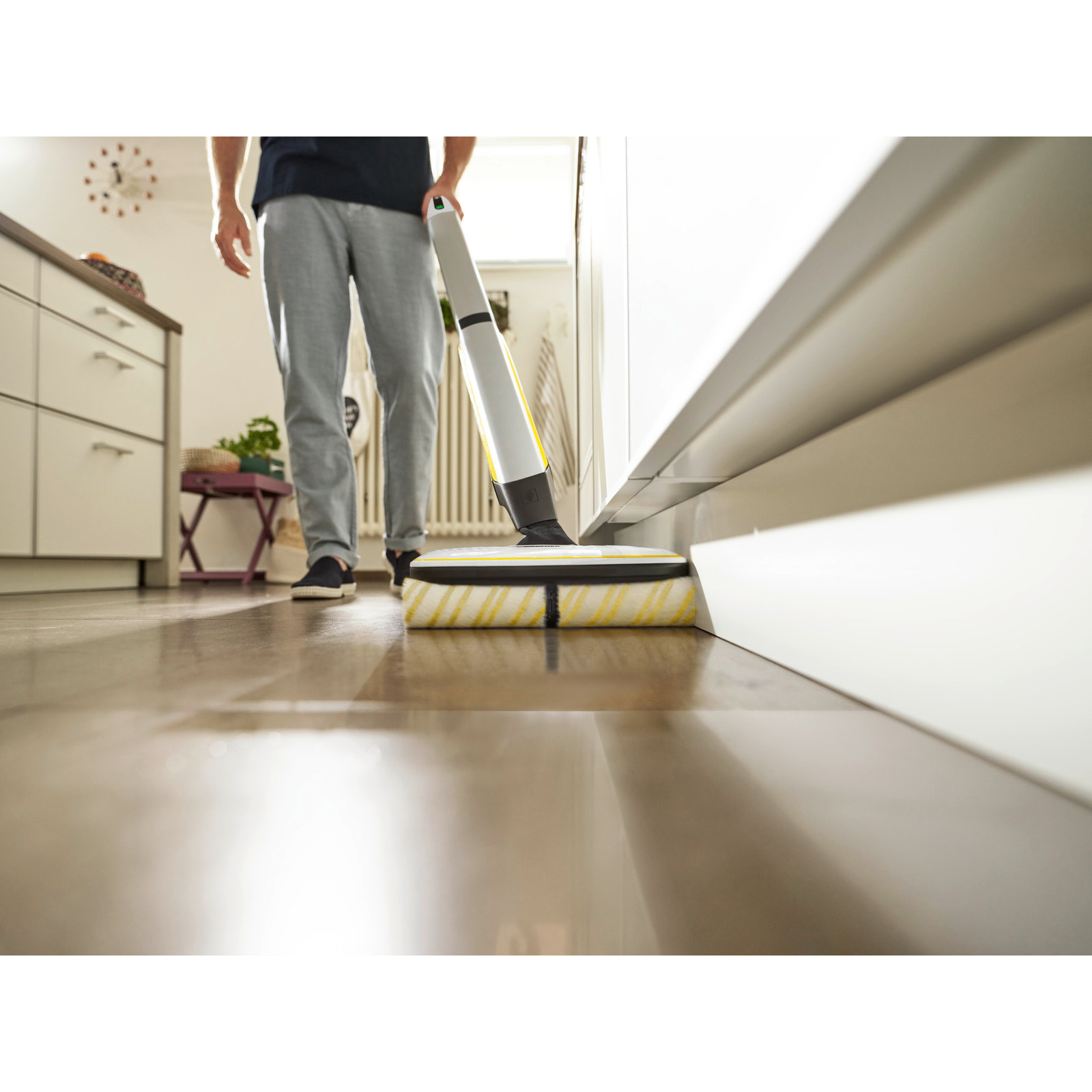 Nettoyeur de sols sans fil Karcher FC 7 Cordless Plus Stone *EU - Autonomie 45 min- 500 tr/min- Rouleaux spécial carrelage