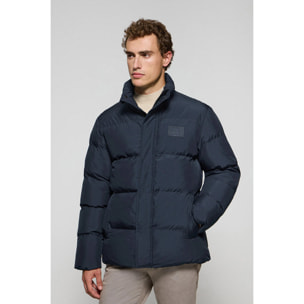 Chaqueta azul marino Slope acolchada con detalles Polo Club