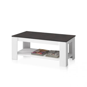 Mesa de centro elevable Ambit Blanco Artik (Blanco Mate) - Óxido