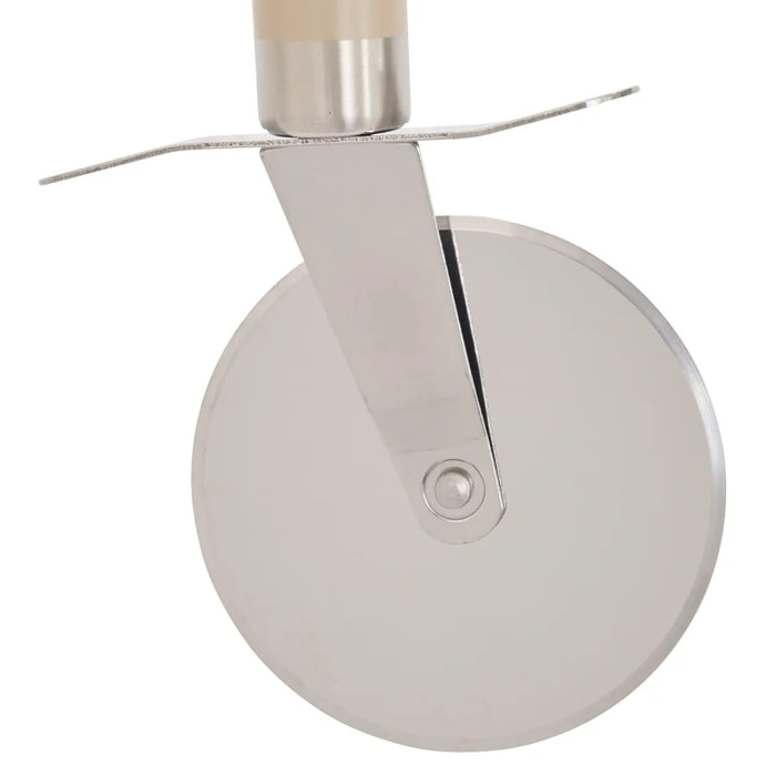 Roulette à pizza Solstice 7,5x2x20,4cm beige