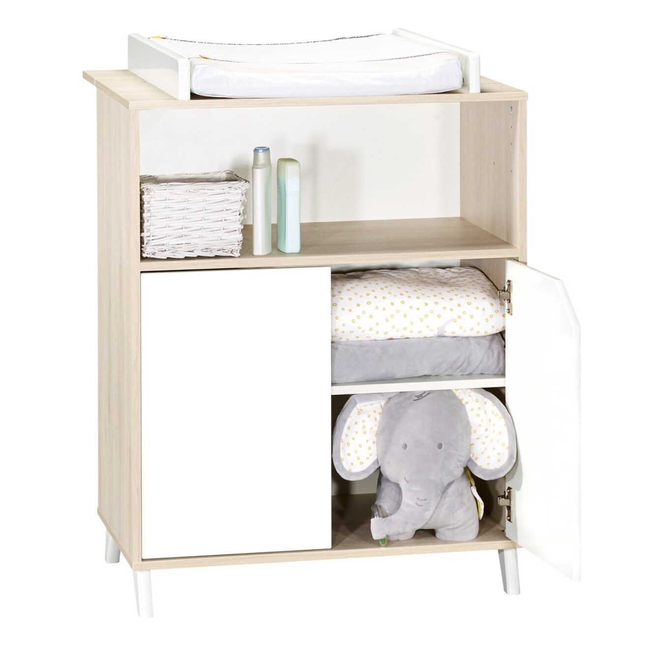 Commode à langer bébé en bois