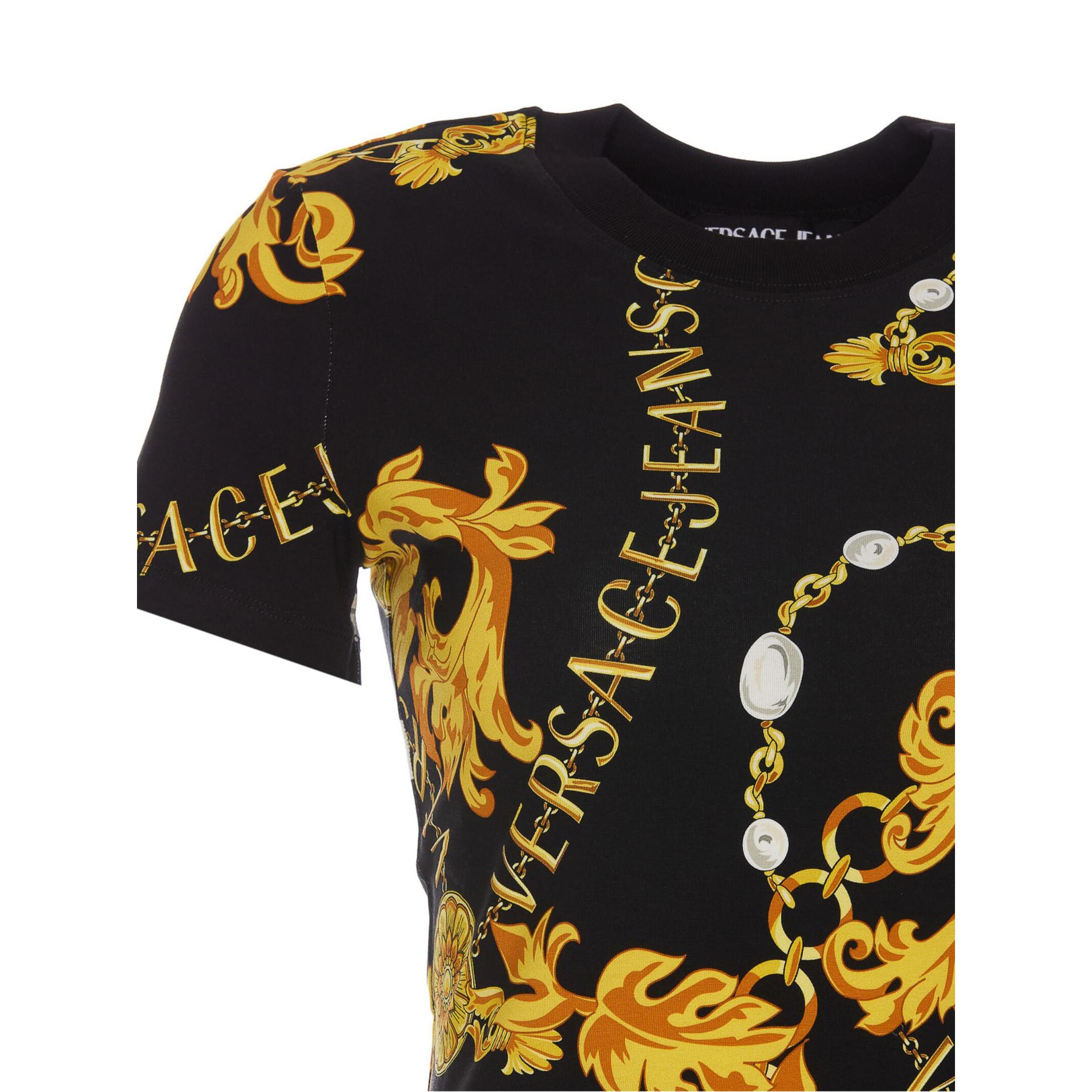 Versace Jeans Couture Maglietta T-shirt con stampa Logo Couture Jeans Couture Versace