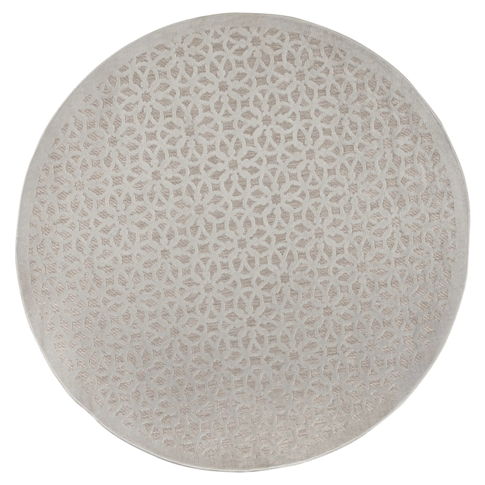 Tapis extérieur rond ARGENTO