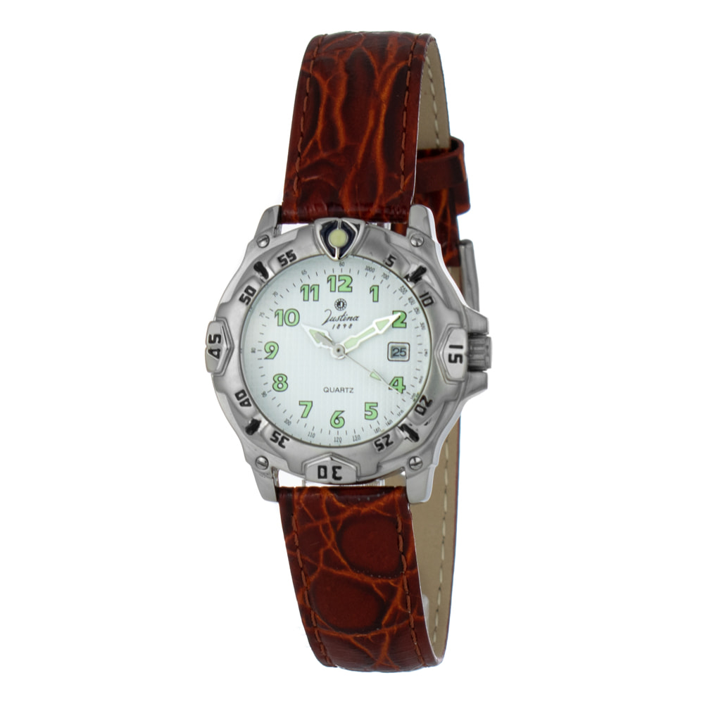 Reloj Justina 32555M Mujer Analogico Cuarzo con Correa de Piel