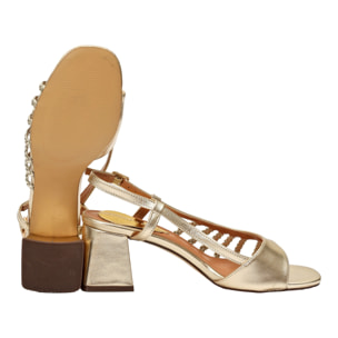 Sandali cinturino regolabile - tacco 7,5 cm